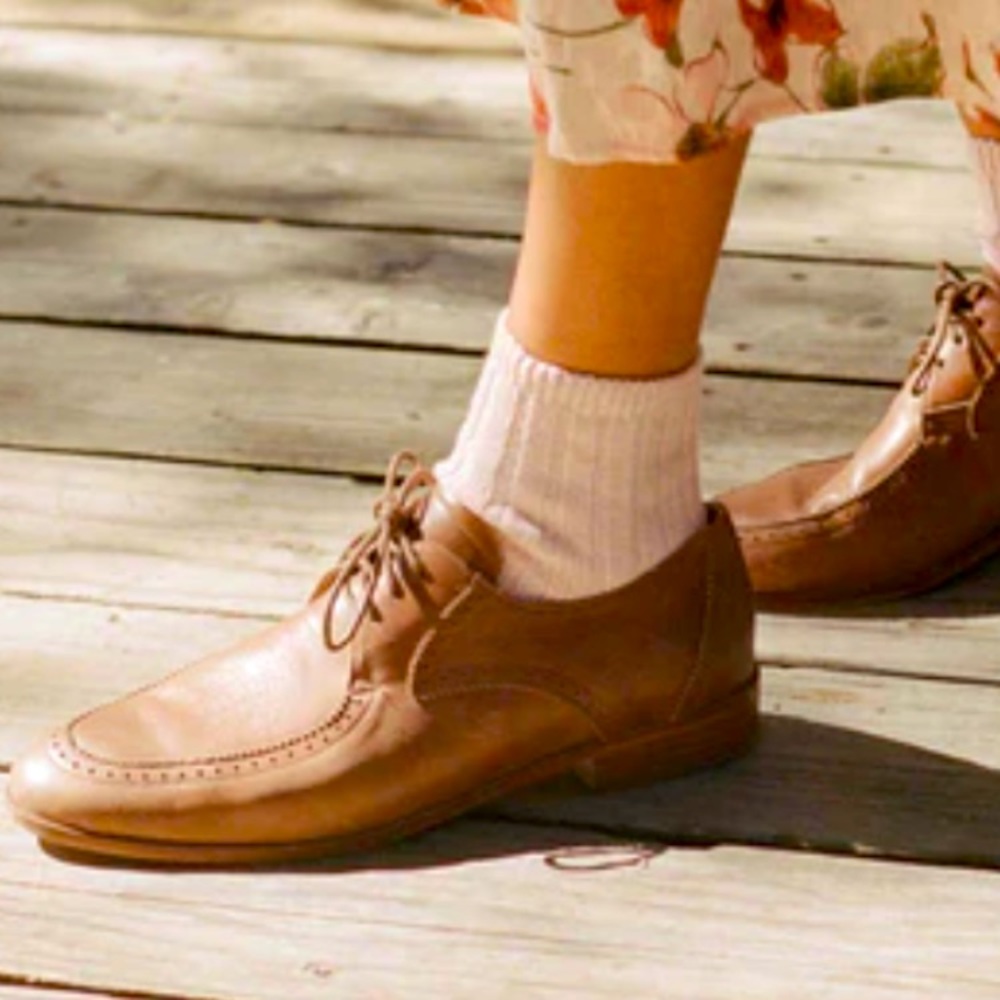 Oxford shoes - Christy Dawn Saddle Leather Agnes Oxfords size 9